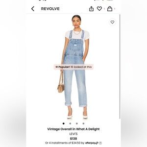 LEVI’S Vintage Overall